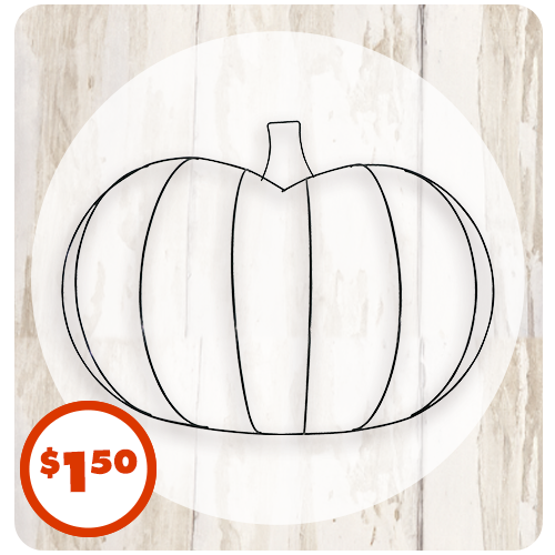 1 pumpkin-shaped wreath foam