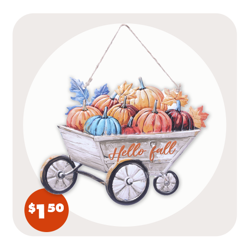$1.50 Cart Wall Decor