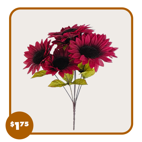 6-Stem Sunflower Bushes