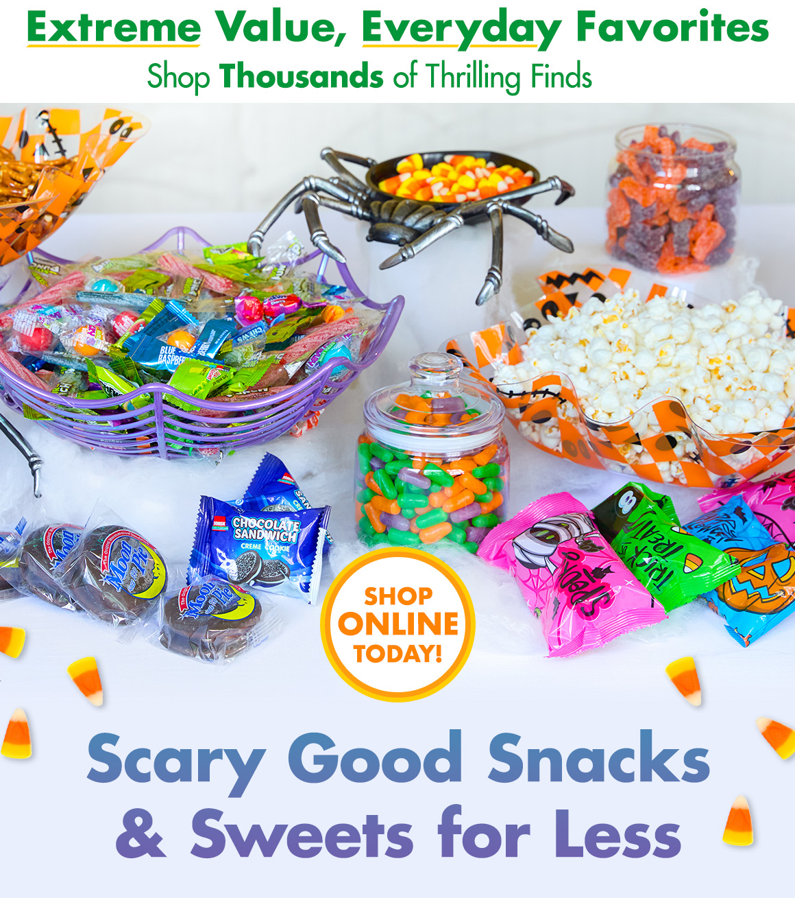 Scary good snacks and sweets for less