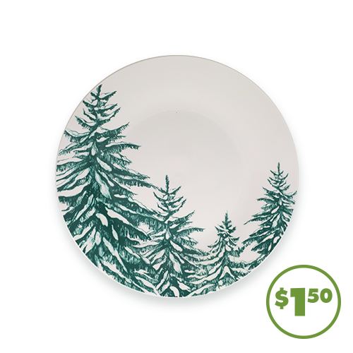 10.5-in. Winter Green Plates