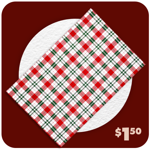 Red & Green Plaid Placemats