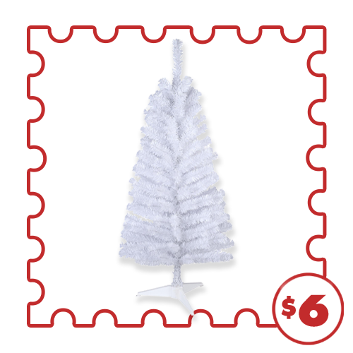 4-ft. White Christmas Tree