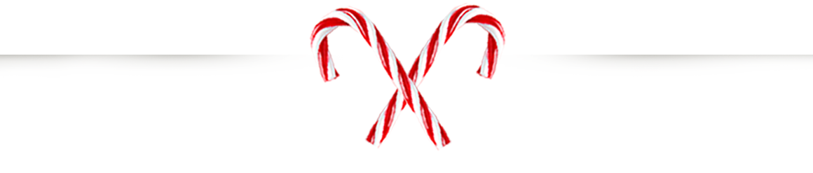 Graphic of candy canes