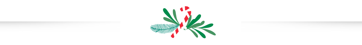 Graphic of 3 red snowflakes