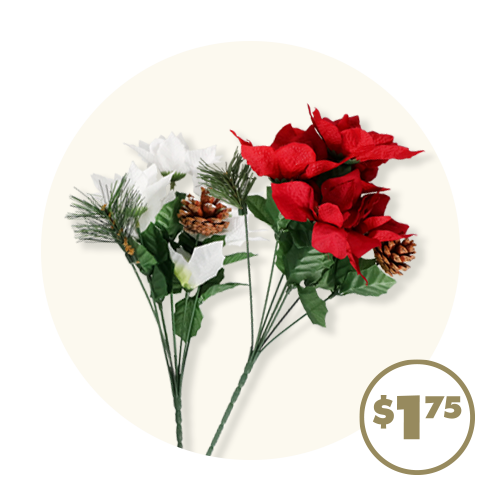 Artificial Poinsettias