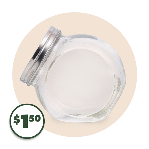 Glass Countertop Jars