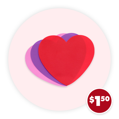 Foam Hearts
