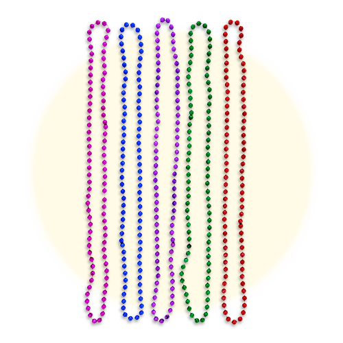 5-ct. Metallic Beads