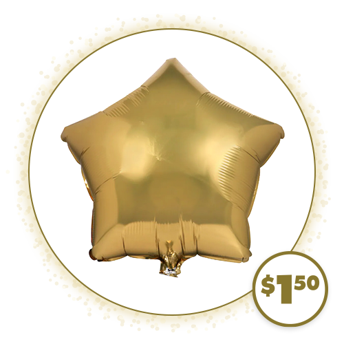 Gold Star Balloons