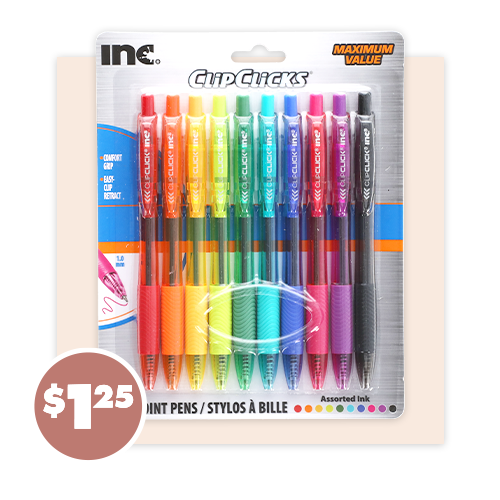 10-ct. Ballpoint Pens