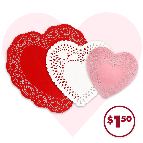 Heart-Shaped Doilies