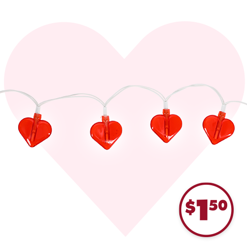 LED Heart String Lights