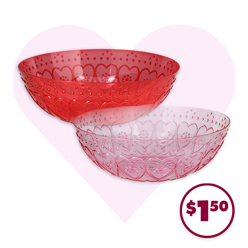 Diamond Cut Punch Bowls, 1-ct.