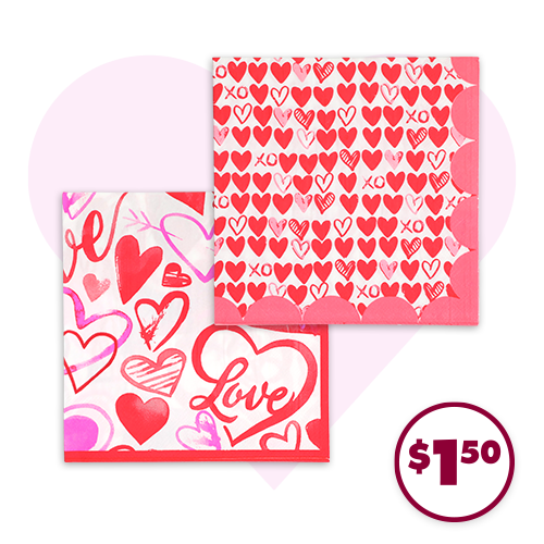 Valentine's Napkins, 1-ct.