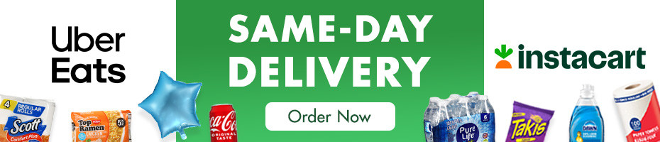 Get it TODAY by ordering from Uber Eats or Instacart!