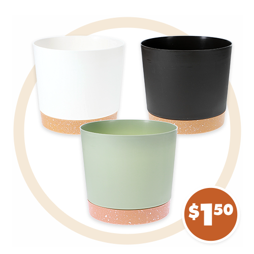 Matte Plastic Planters, 1-ct.