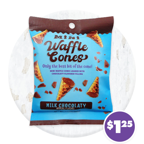 Mini Waffle Cone Bites