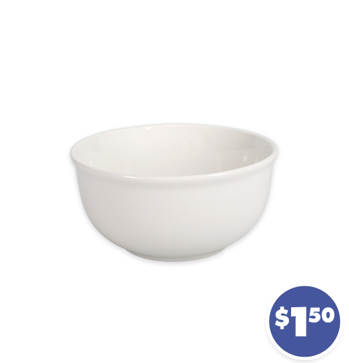 White Stoneware Bowls