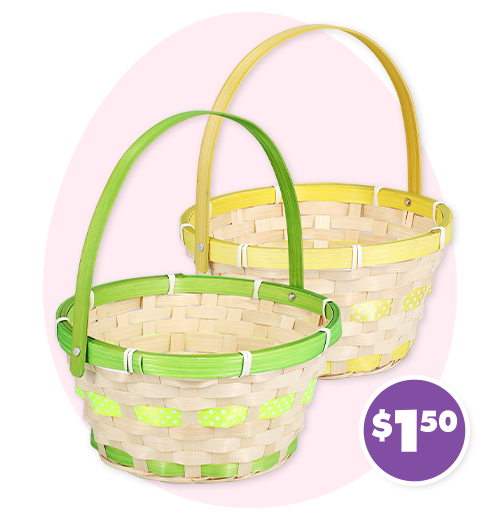 Bamboo Baskets, 1-ct.