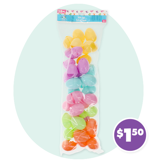 Plastic Eggs, 38-ct.