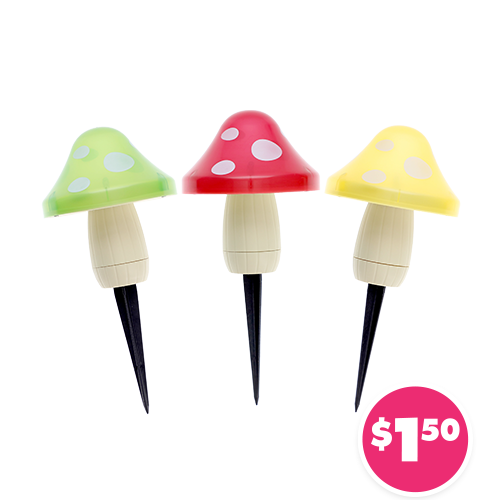 Mushroom Solar Stake Lights, 1-ct.