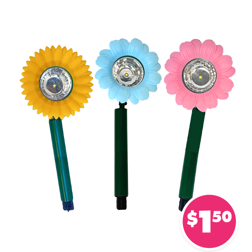 Sunflower Solar Stake Lights, 1-ct.