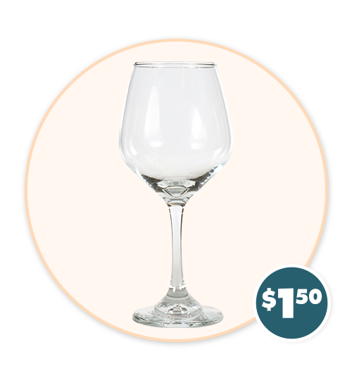 $1.50 17-oz. Wine Glasses