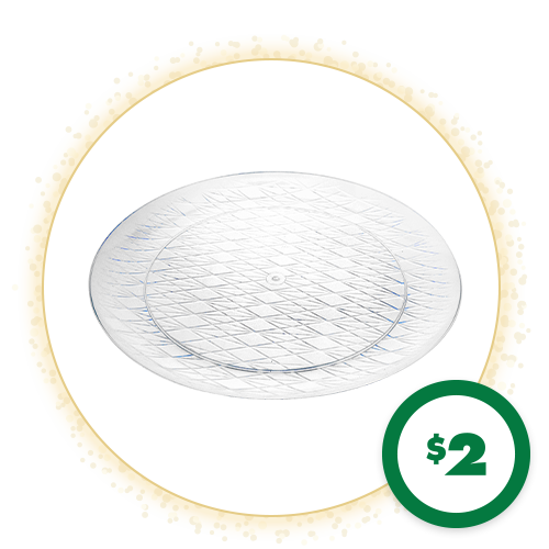 $2 Large Round Trays