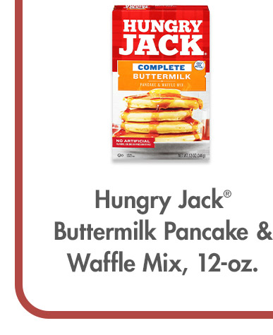 Hungry Jack Complete Buttermilk Pancake & Waffle Miz, 12-oz.