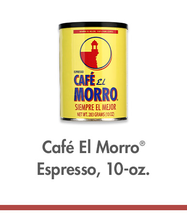 Café El Morro Espresso Coffee, 10-oz.