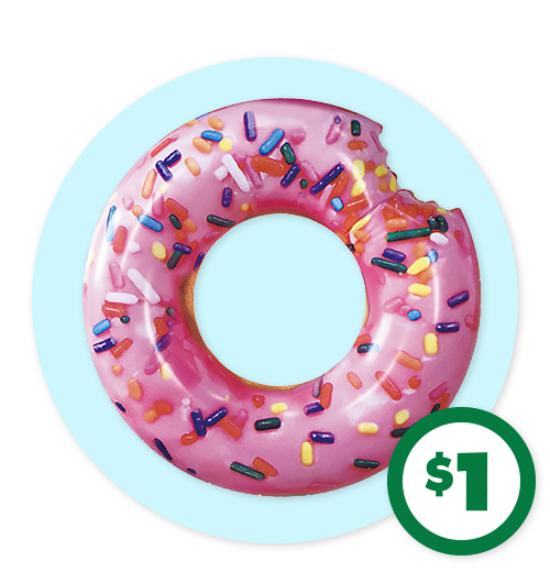 $1 Inflatable Swim Rings