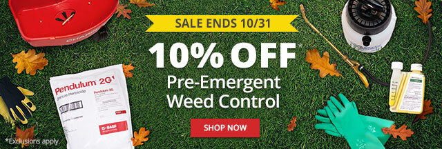 Get ahead of Weeds This Fall - 10% Off Pre-Emergent Weed Control |SHOP NOW|