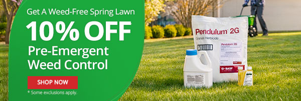 10% Off* Pre-Emergent Weed Control - Get A Weed-Free Lawn - Shop Now *Some Exclusions Apply