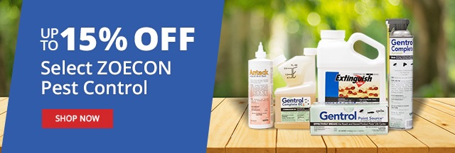 Up to 15% off select ZOECON Pest Control - Shop Now