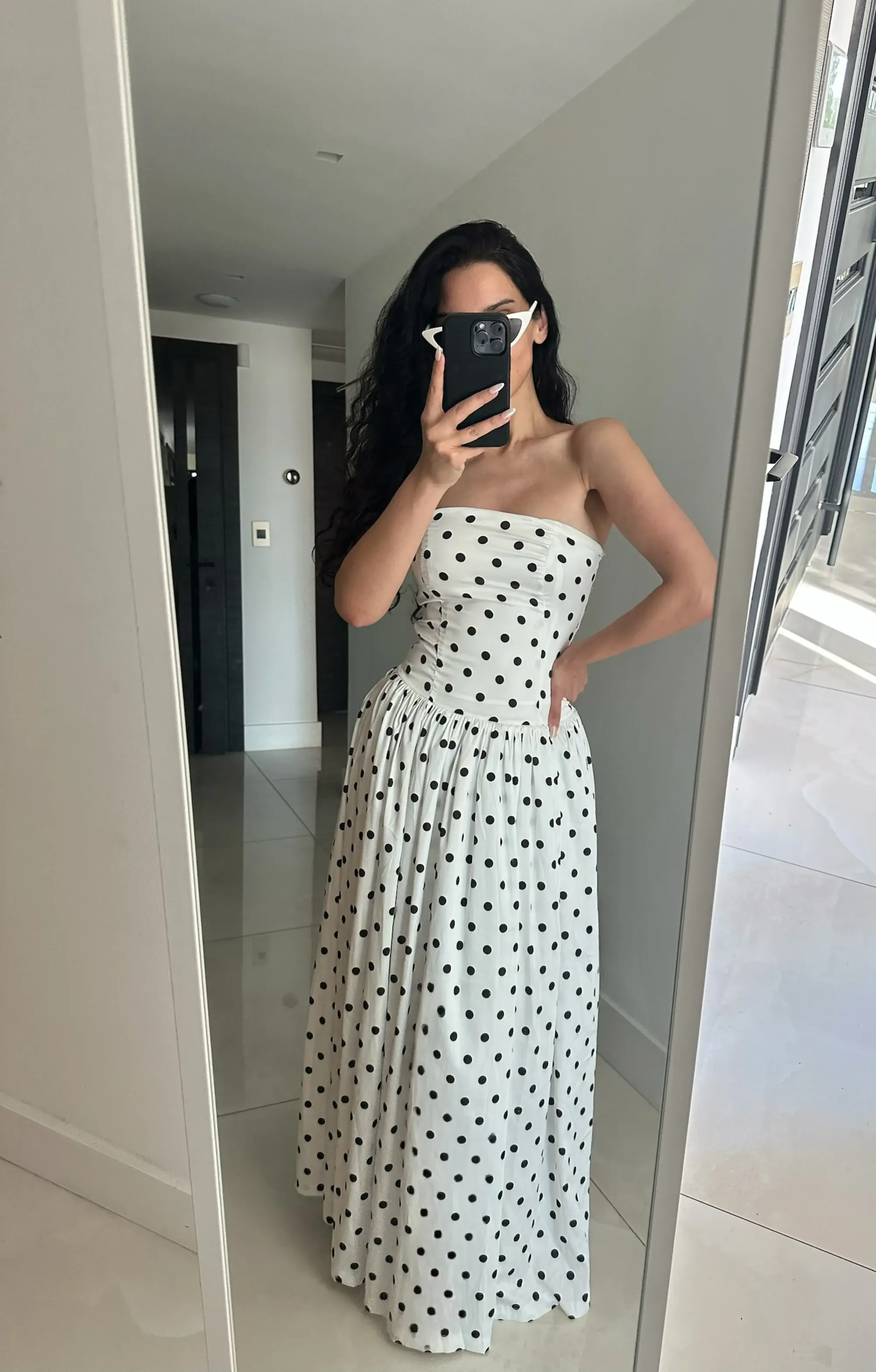 Bella dress in white