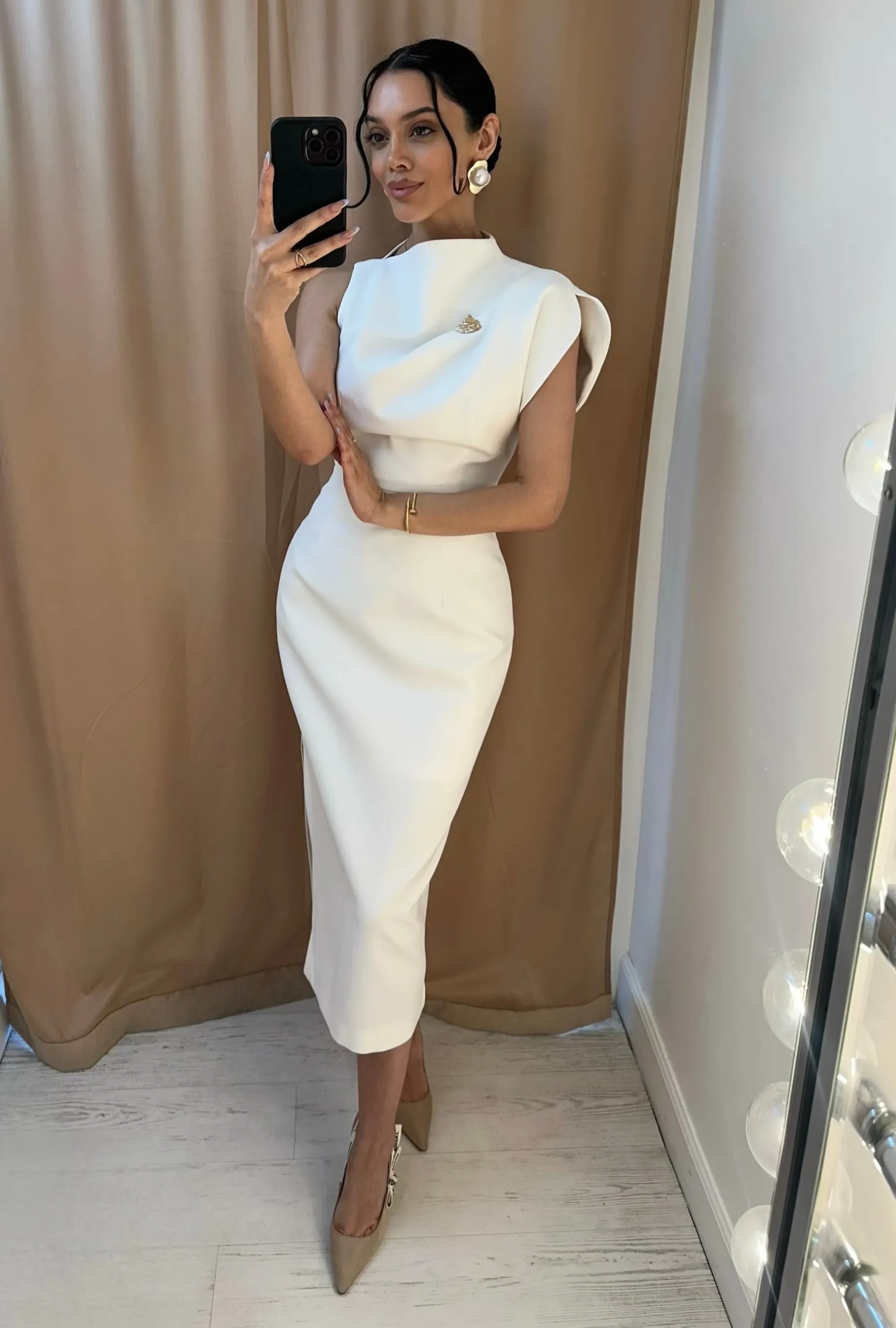 abby crepe dress