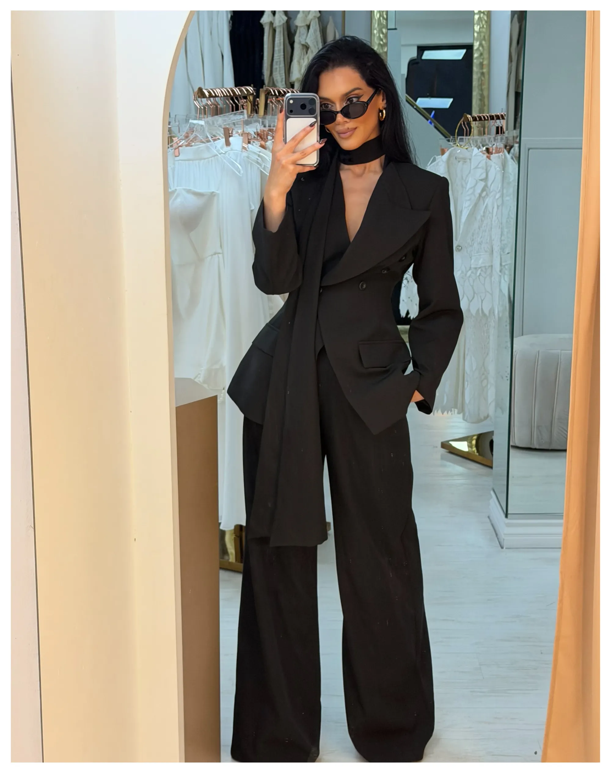 Glare 3 piece set in black