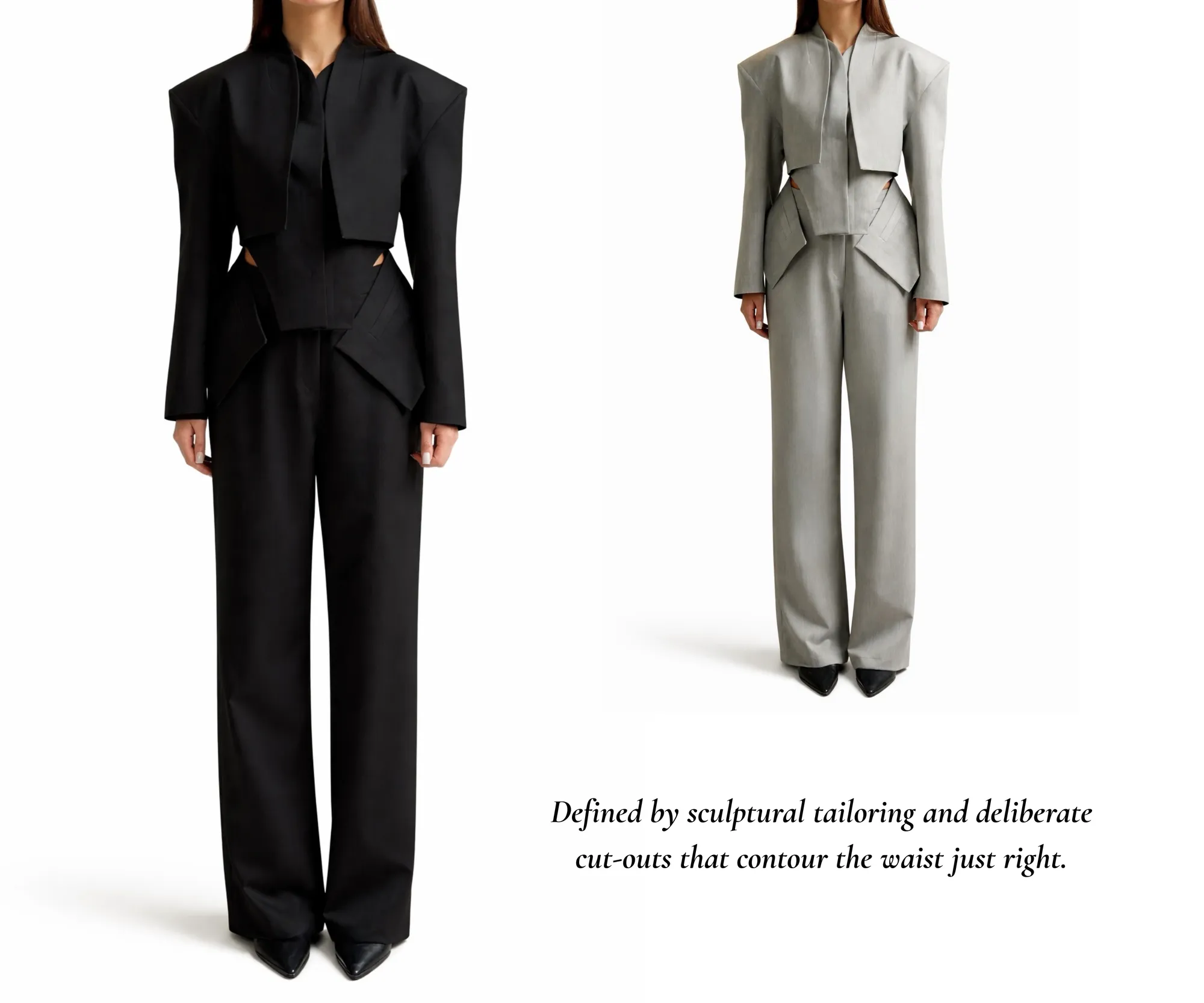 Jawai structured blazer and pants set