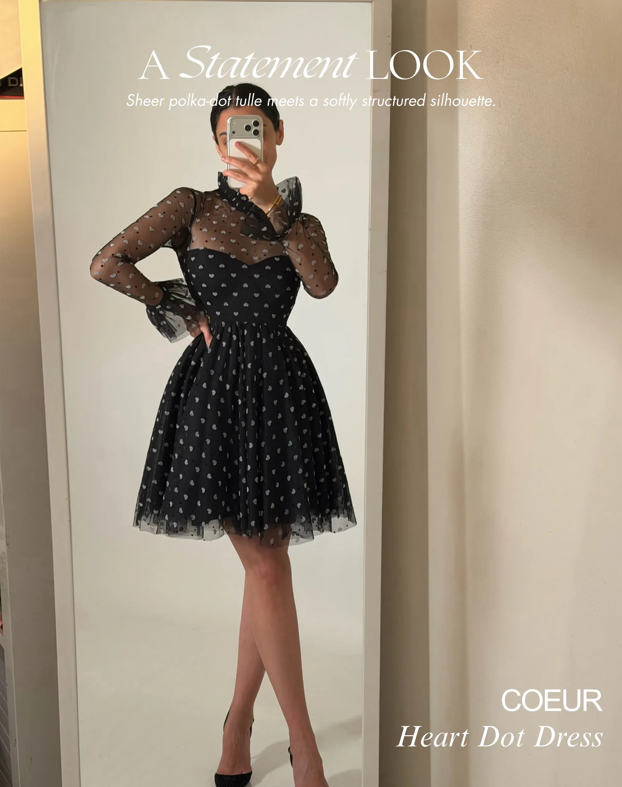 Coeur heart dot dress