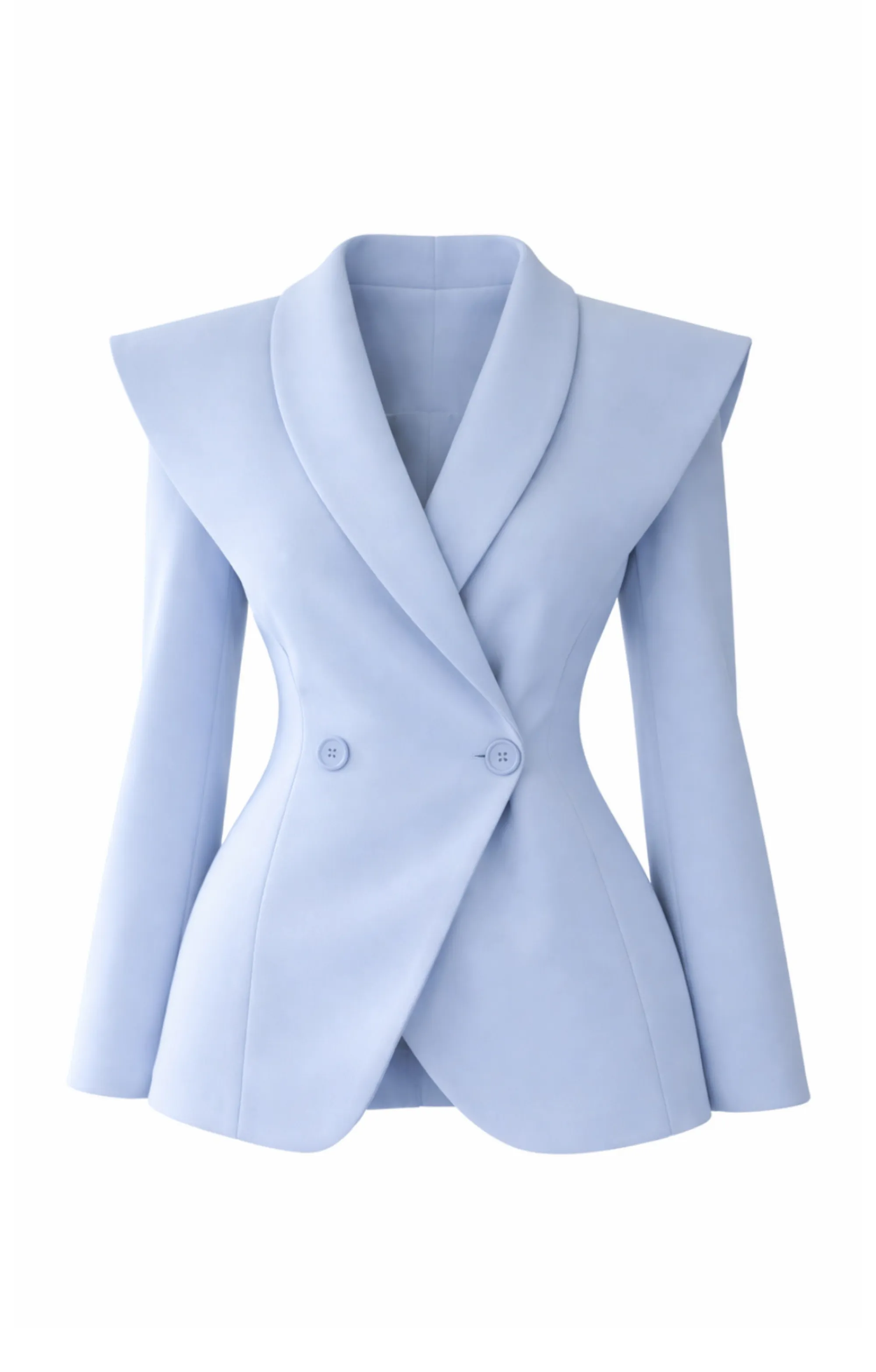 Kaia structured blazer in blue