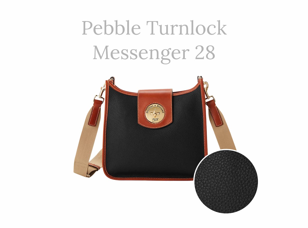Pebble Turnlock Messenger 28