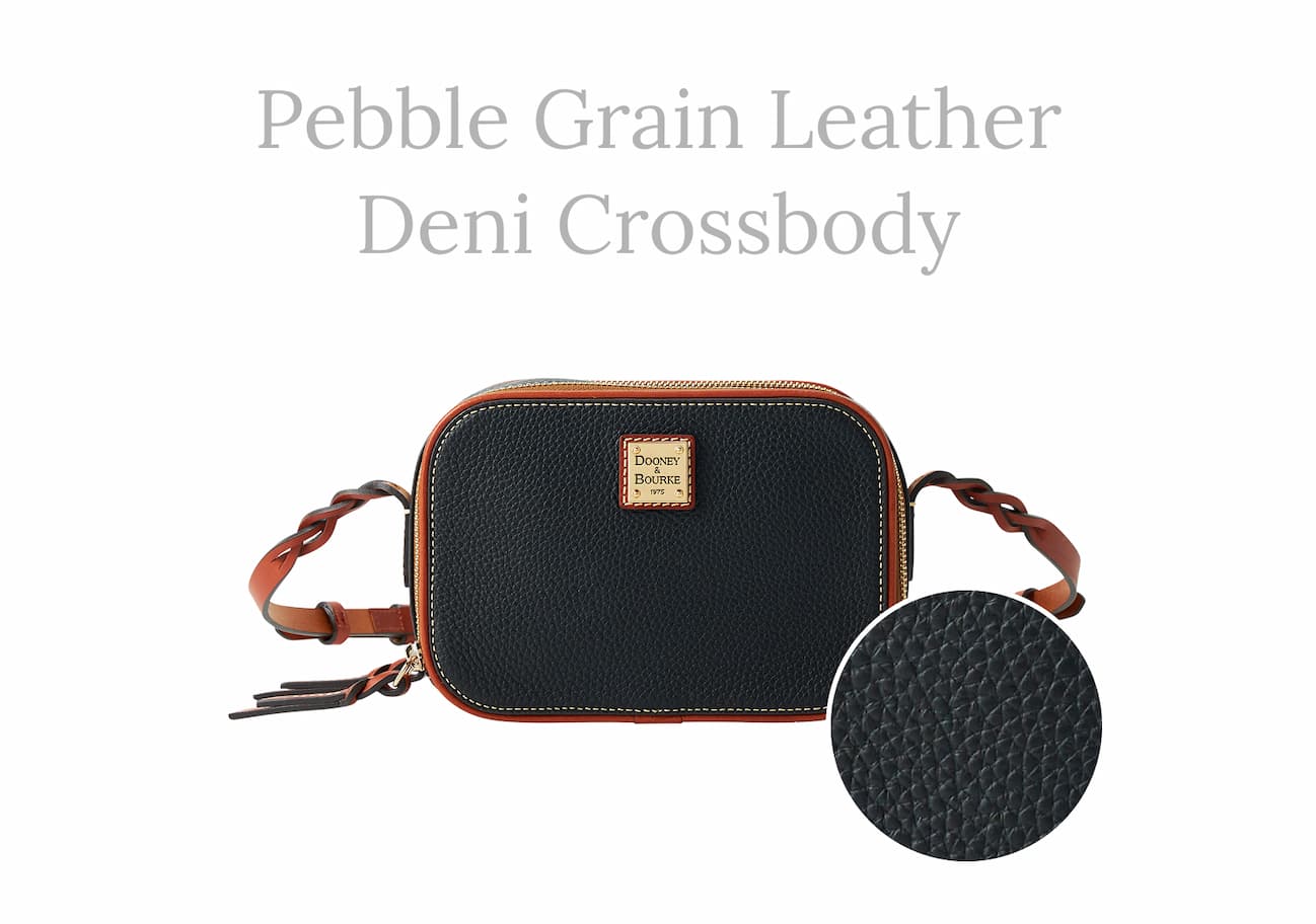 Pebble Grain Deni Crossbody