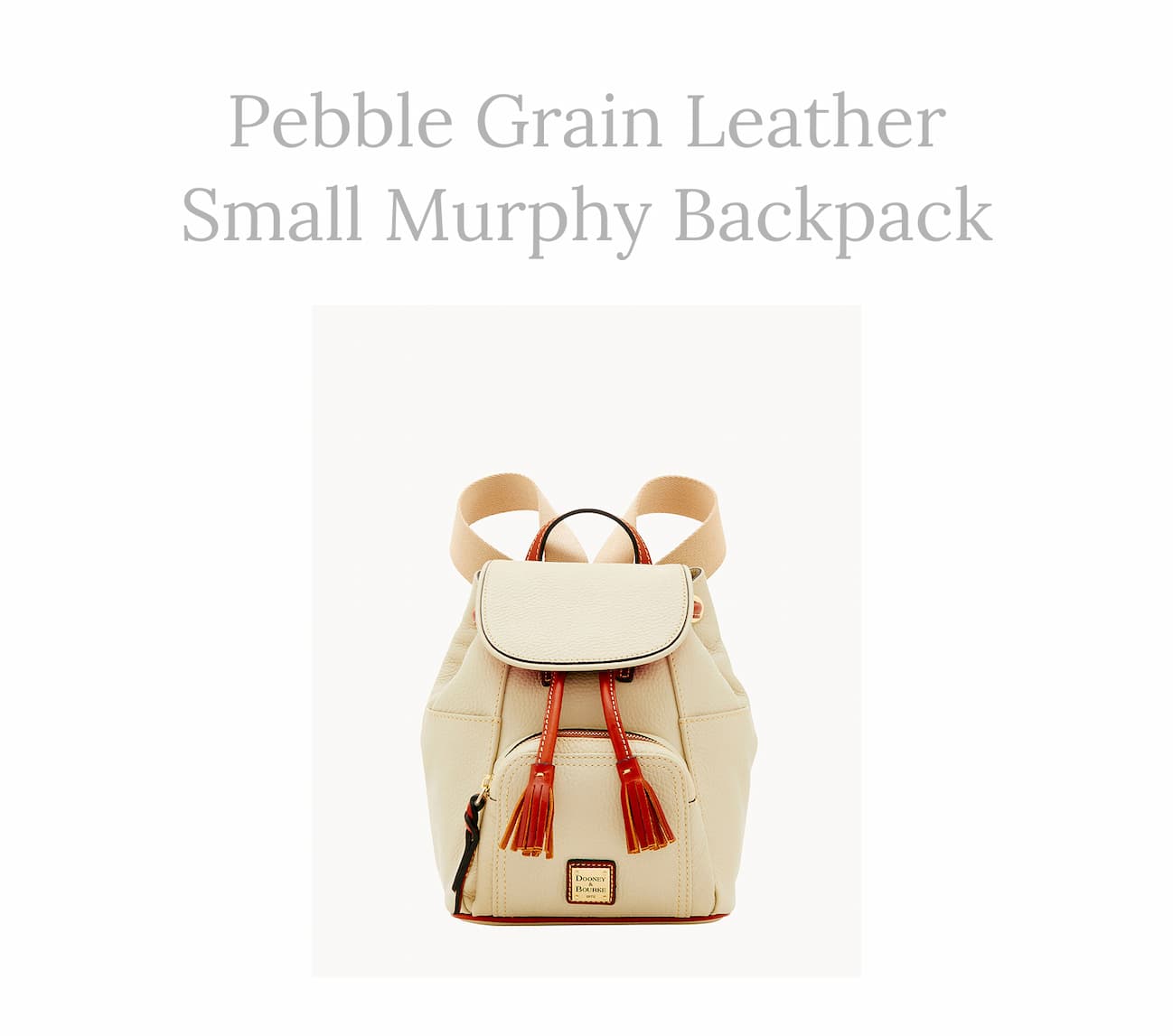 Pebble Grain Small Murphy Backpack