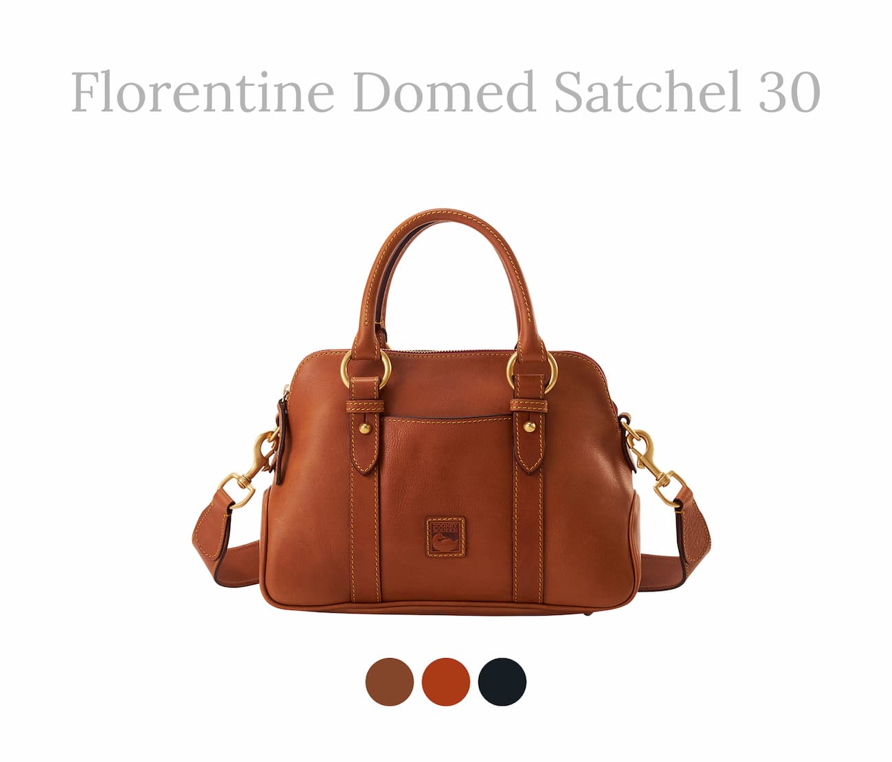 Florentine Domed Satchel 30