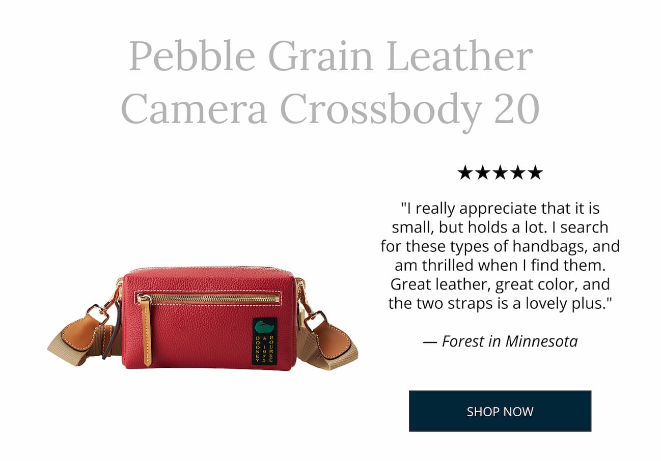 Pebble Grain Camera Crossbody 20