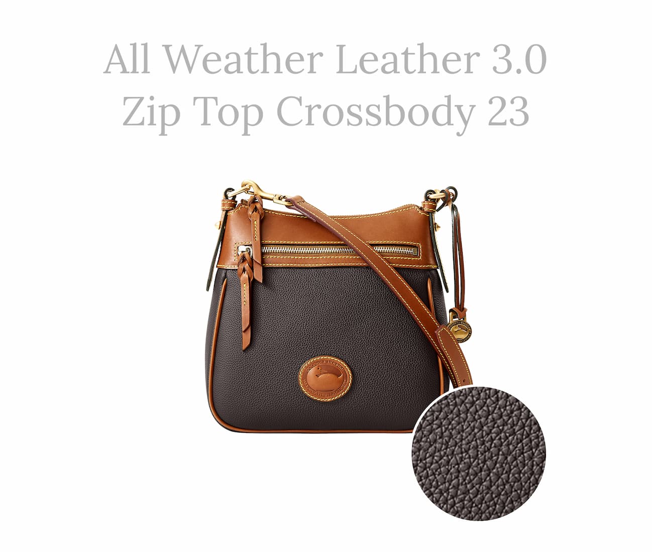 All Weather Leather 3.0 Zip Top Crossbody 23