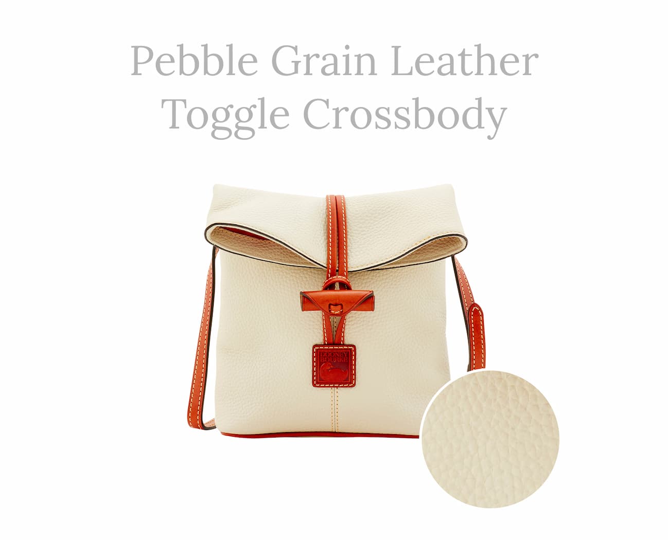 Pebble Grain Toggle Crossbody