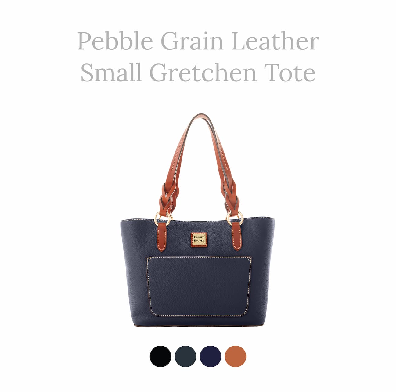 Pebble Grain Small Gretchen Tote