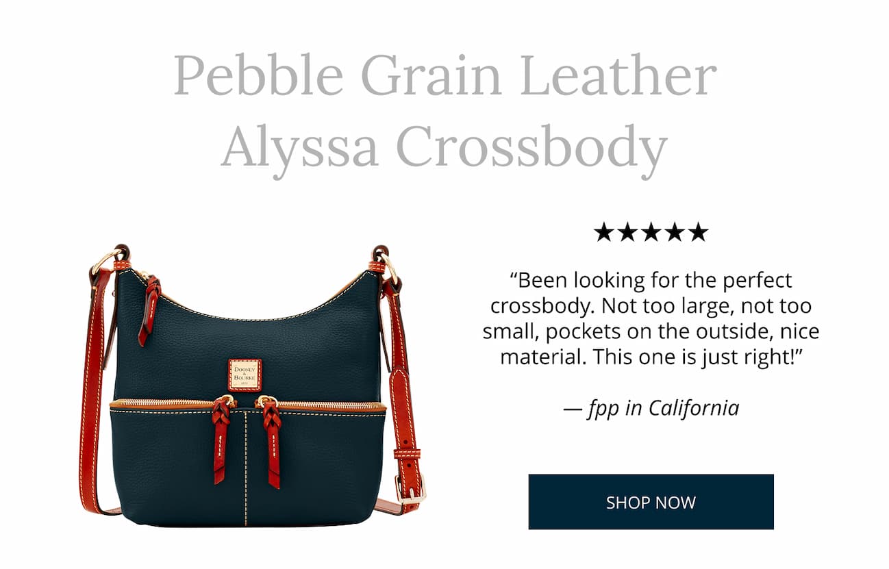 Pebble Grain Alyssa Crossbody